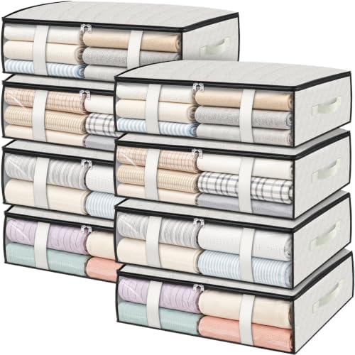 StorageRight Under Bed Storage Bags, 8 Pack by StorageRight