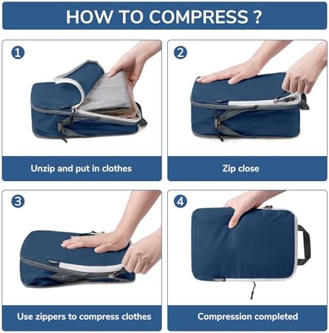 CherryNow 7 Set Compression Travel Packing Cubes - Image 3