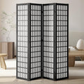 VEVOR Room Divider, 4 Panel Japanese Room Divider, Wood Folding Privacy Screen by VEVOR