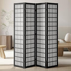 VEVOR Room Divider, 4 Panel Japanese Room Divider, Wood Folding Privacy Screen by VEVOR