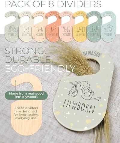Colorful Baby Size Closet Dividers - Image 2
