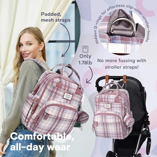 RUVALINO Baby Diaper Bag Backpack - Image 5