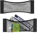 2 Packs Universal Mesh Cargo Net, Elastic Car Storage Net Pocket Bag by MOJIOO