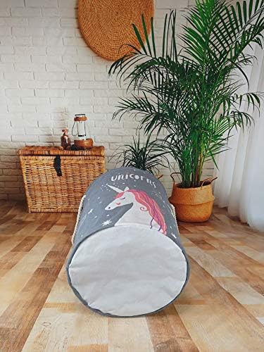 Round Laundry Basket Storage Bins Nursery Hamper Gift Baskets - Image 4