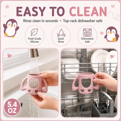 3 Pack Baby Bottle Handles & Holders - Image 5