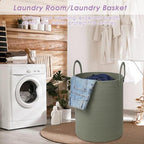 Large Laundry Basket, Laundry Hamper, baby hamper, Nursery Blanket Storage - Image 3