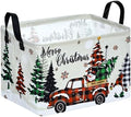 Christmas Basket Box Hamper Storage Basket Collapsible Organizer Bin Gift Shelf by VAIVUSTO