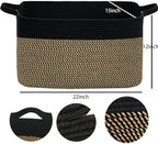 COMFY-HOMI Large Rectangular Blanket, Cotton Rope Woven - Image 4