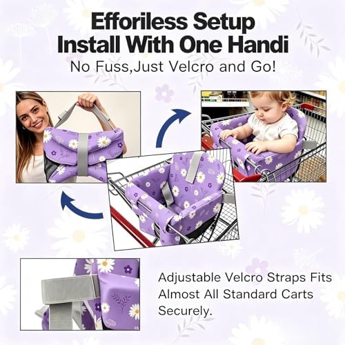Shopping Cart Cover for Baby, High Chair Cover - Image 3