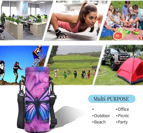 AUPET Water Bottle Sling Bag Carrier Crossbody Sleeve, Insulated Neoprene - Image 2