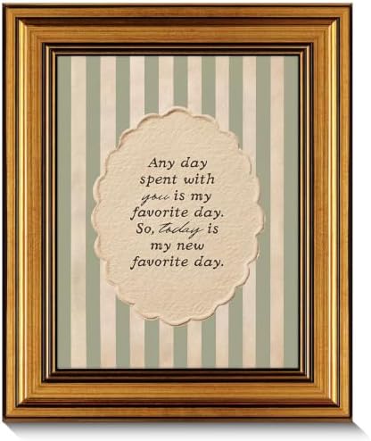 Vintage Gold Framed Nursery Canvas Wall Art Vintage Quote Nursery Wall Art by Unknown
