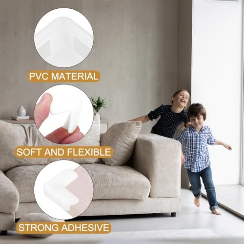 uxcell Corner Protectors, Furniture Corner Guard and Edges Safety Bumpers - Image 3