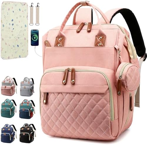 SHITIESHOU Diaper Bag Backpack Baby Bag, Baby Girl Boy Diaper Bag by SHITIESHOU