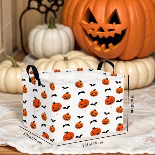Large Halloween Basket Gift Personality Pumpkin Ghost Parties Decor Kid Trick - Image 2