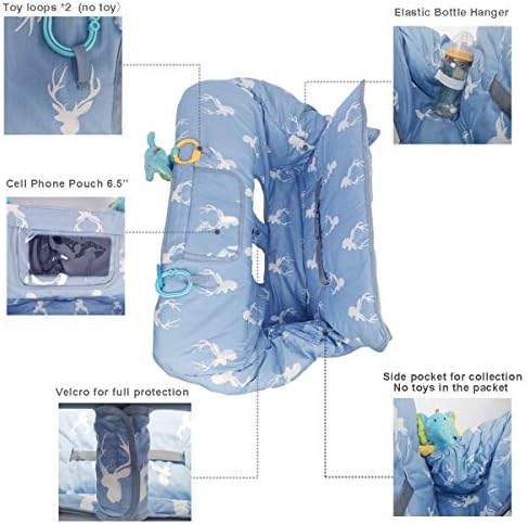 Shopping Cart Cover for Baby boy Girl, Non-Slip Design Cart Covers for Babies - Image 4