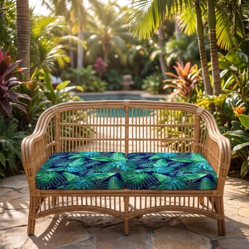 2Pcs Patio Cushion Covers Stretch Outdoor Furniture Protector Slipcovers - Image 2