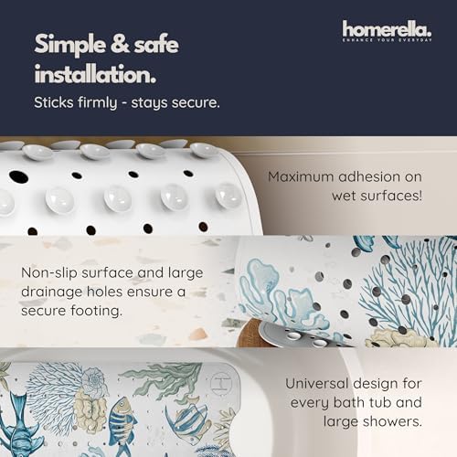 homerella Bathtub Mat Non Slip Kids 40x16 Baby Bath Mat Non Slip Anti Mold - Image 4