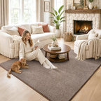 Keeko 6x6 Square Area Rugs for Living Room Bedroom, Soft Washable Carpet - Image 4