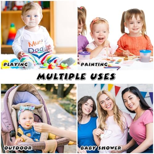 Wenqik 3 Pack Splat Mat for Under High Chair, 47x47 in Clear Plastic - Image 6