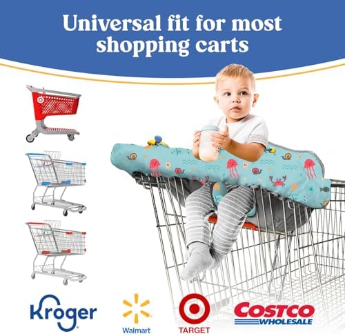 PILLANI Shopping Cart Cover for Baby, High Chair Cover for Restaurant Seat - Image 3