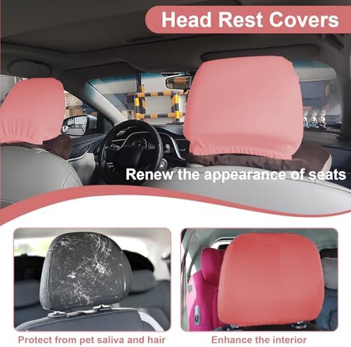 BFXM 2Pcs Car Seat Headrest Cover - Image 6