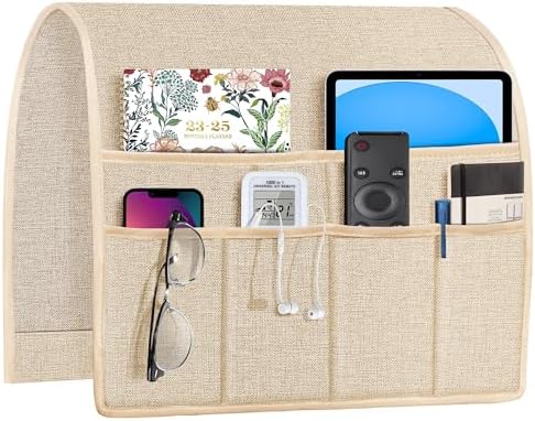 Joywell Remote Control Holder Armchair Caddy Armrest Organizer Champagne by Joywell