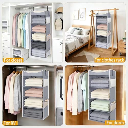 5-Shelf Hanging Closet Organizer and Storage - Image 6
