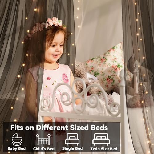 Bed Canopy with Lights, Bed Canopy - Image 5
