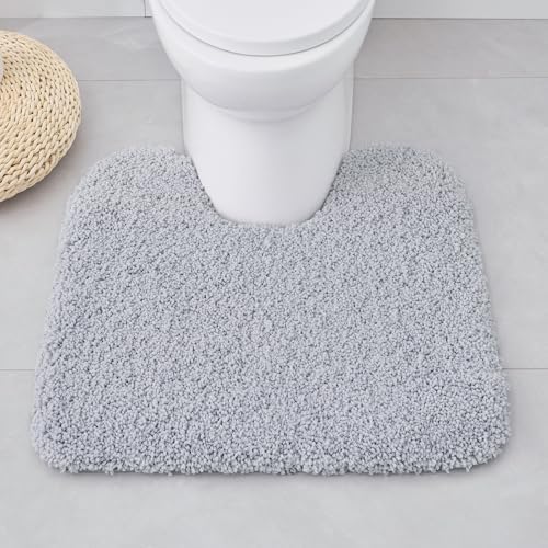 ILANGO Toilet Rugs U Shaped 22" × 24", Soft Absorbent Microfiber Bath Rugs - Image 2