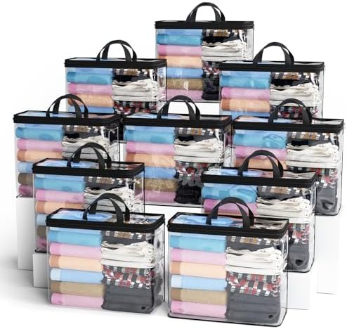 Hopack Under Bed Storage Bags Organizer, 22L Clear Storage Bags, Bags Organizer by Hopack