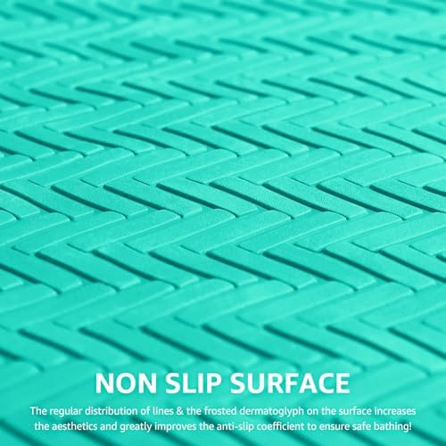 OTHWAY Bathtub Mat Non Slip, Extra Long Rubber Bath Mat - Image 3