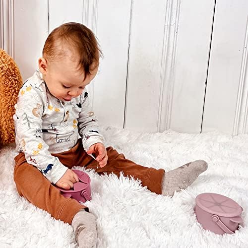 Snack Cups for Toddlers, Baby Snack Containers, Silicone Toddler Snack Cups No - Image 6