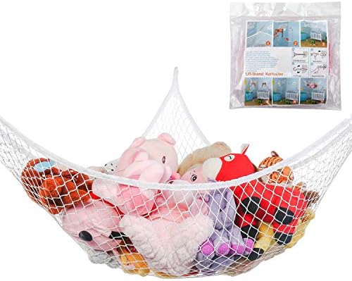 Toy Hammock for Stuffed Animals, Stuffed Animal Hammock Net Jumbo Plush Toy by KOHUIJOO