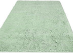 Yeaban Chenille Sea Foam Bathroom Rug 36"x60", Non-Slip Rubber Backing by Yeaban
