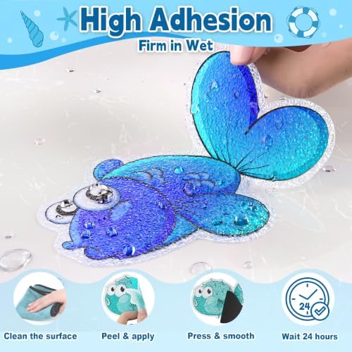 Secopad 20PCS Sea Cartoon Fish Non Slip Bathtub Stickers - Image 6