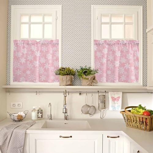 Vandarllin Christmas Kitchen Curtains and Valances Set - Image 4