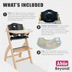 Abiie Beyond Junior Convertible Wooden High Chair - Image 3