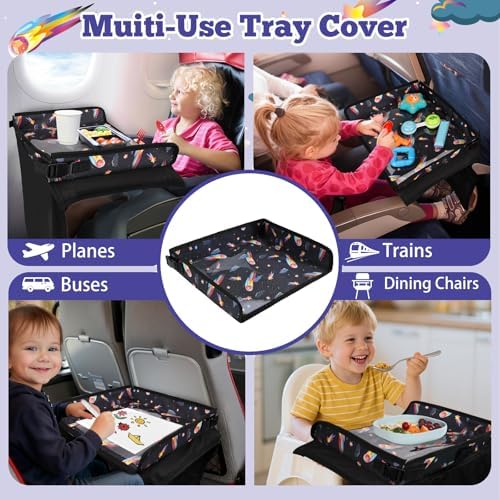 Airplane Tray Table Cover for Kids Organizer - Image 7