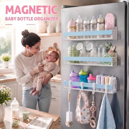 Patelai 3 Pack Green Magnetic Water Bottle Organizer - Image 2