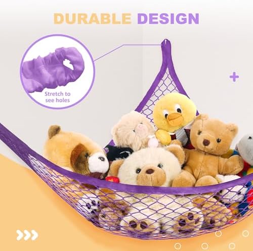 Lazebox Stuffed Animal Net Hammock - Image 4