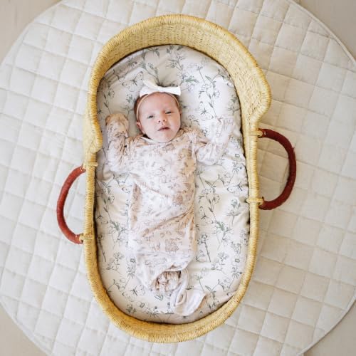 Sorrel + Fern Baby Bassinet Sheets 2-Pack - Image 4