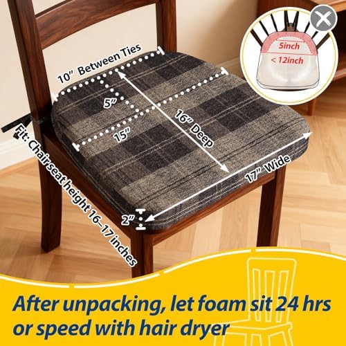AAAAAcessories Chair Cushions for Dining Chairs - Image 2