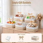 5 Pack Small Woven Storage Baskets - Image 6