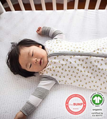 Burt's Bees Baby Organic Cotton Fitted Crib Sheet, Unisex Baby Beddings - Image 2