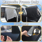 Lechin Magnetic Car Side Window Sun Shades - Image 3