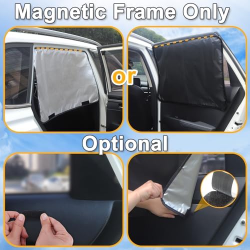 Lechin Magnetic Car Side Window Sun Shades - Image 3