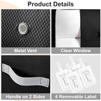 Comforter Storage Bag -130L Large Capacity Blanket Storage Bags 3-Layer Ultra - Image 5