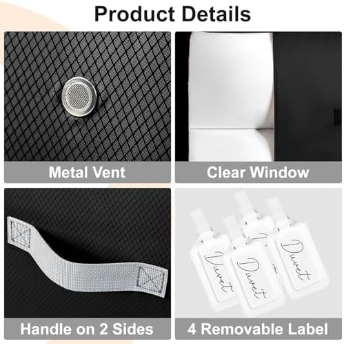 Comforter Storage Bag -130L Large Capacity Blanket Storage Bags 3-Layer Ultra - Image 5