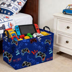 Rectangular Game Basket for Boys, Game Storage Bin, Boy Storage Basket - Image 2