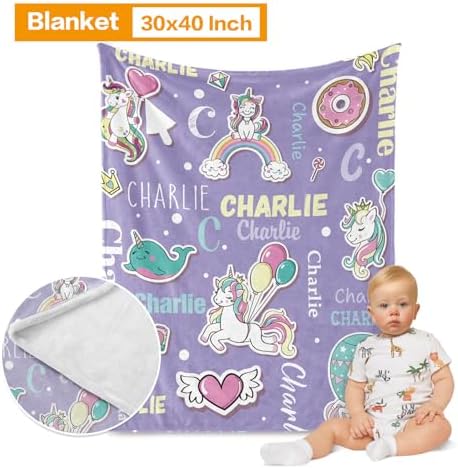 Custom Crib Bedding Set for Girls Gift Rainbow Magical Horse Color17 - Image 2